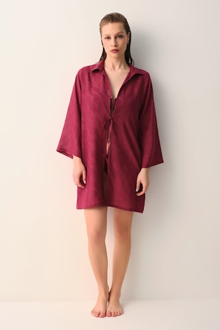 Suwen Nova Kaftan Sba268201283 Vişne