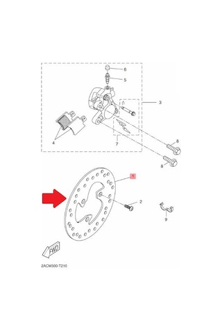 Yamaha Neos Ön Fren Diski 5C2-F5831-00