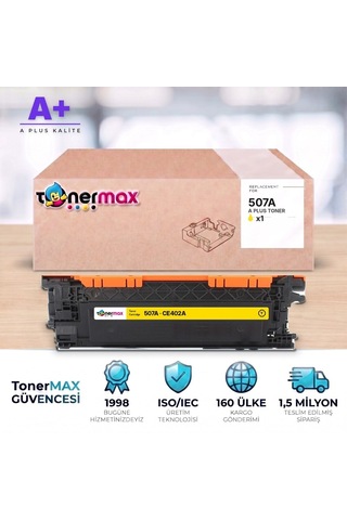 Hp 507a Ce402a Sarı Uyumlu Toner A Plus / Laserjet Enterprise 500 M551 / M575 / Pro 500 M570