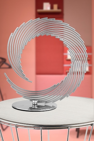 Begüsa Bakü Metal Aksesuar Biblo 35 Cm Krom