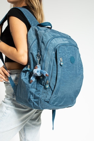 Ultra Hafif Çok Cepli Su Geçirmez Sırt Çantası Unisex Mavi Model: 571-1d - Mavi