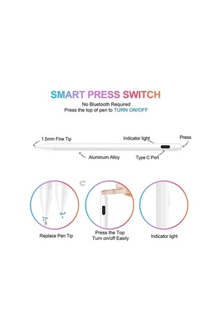 Didadodo İpad İçin Duyarlı Kalem - Yüksek Dayanıklılık, Hafif Tasarım