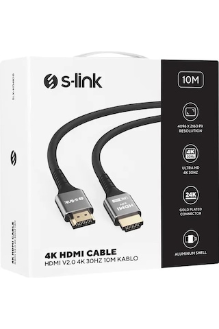 S-link Slx-hd4k30 19+1 Hdmı To Hdmı 30m Metal V2.0