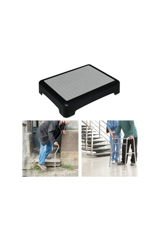 Suntek Yükseltici Basamaklı Tabure Hediye Başucu Siyah-gri