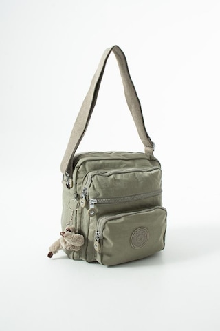 Baginn Kadın Postacı Çanta 28 32 Cm 571 Collection Klinkır Hafif Yağmur Geçirmez Klinkır Kumaş Çok Cepli Bej