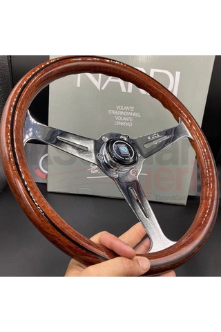 Nardi Ahşap Direksiyon 35cm-çelik Gövde-ojinal 1. Sınıf Premium Direksiyon Renkli