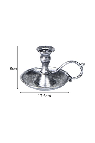 Suntek Magideal Vintage Konik Mum Çubuk Tutucu Demir Şamdan