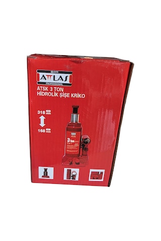 Attlas  ATSK 3 Ton Hidrolik Şişe Kriko - A1201002