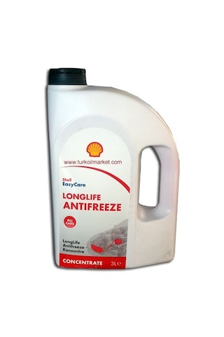 Shell Antifreeze Longlife - 3 Litre Kırmızı Antifriz Konsantre