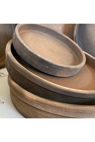 3'lü %100 Pişmiş Toprak Güveç-Fırın Tepsisi-Pişirme Kabı Seti Toprak