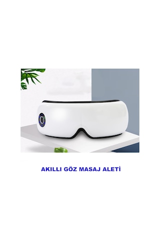 TechTic Bluetooth Müzikli Göz Masaj Aleti Dinlendirici Isı Destek Beyaz
