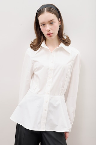 Manuka Peplum Oturan Gömlek Ekru Aw25gml00018-02 Ekru