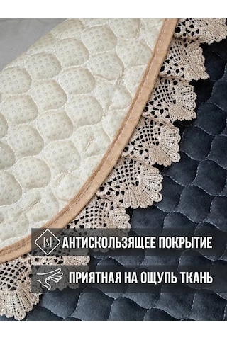 La Fiore Bağcıklı Sandalyeye Yastık, Oturma Minderi Ve Kılıf 45x45 Cm 332771604 Gri