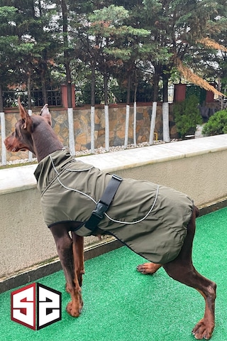 Salya Store Büyük ve Orta Irk Su Geçirmez Köpek Montu Km-105