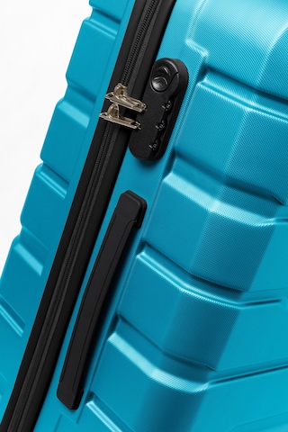 Unisex 4 Tekerli Kilitli Orta Boy Valiz Bavul Turkuaz