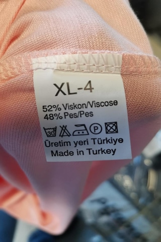 Baha Perfect Club Kadın Büyük Beden V Yaka Uzun Kol Pijama Takımı 4378- 1 Adet Fuşya