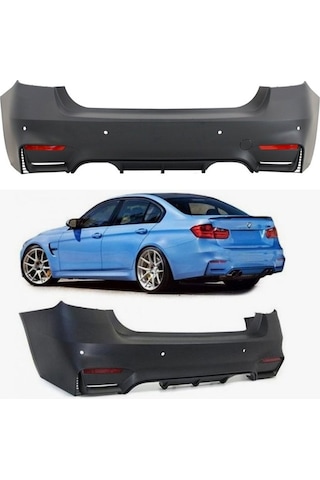 Bmw 3 Serisi F30 M3 Arka Tampon Komple Set 2012- 2017 Arası Uyumlu