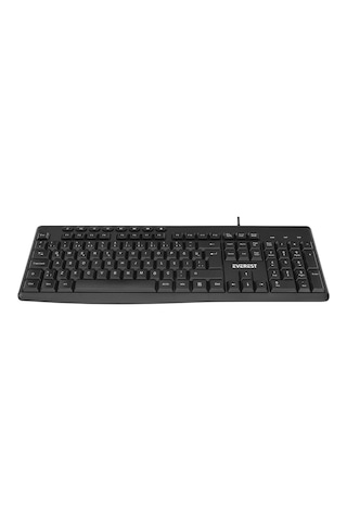 Everest Kb-619 Siyah-gri Usb 2 Metre Bakır Kablolu Q Multimedia Klavye