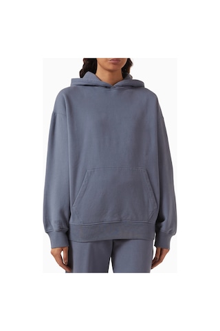 Represent Boyfriend Hoodie, Premium Brushed Fleece Kapüşonlu Sweatshirt Mavi