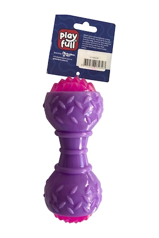 Playfull Aktivite Sesli Işıklı Köpek Oyuncak Dumbel 5 x 15 CM