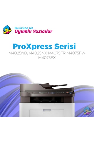 Samsung Mlt-d204u 4'lü Paket / Pro Xpress M4025 / M4075 Uyumlu Toner