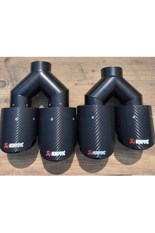 AKRAPOVİÇ 100 MM ÇİFTLİ SAĞ SOL TAKIM (2 ADET ÇİFTLİ)