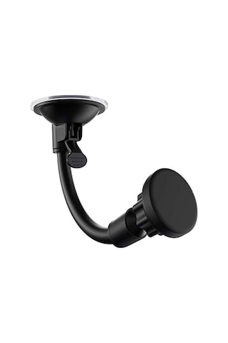 Carub Oto Telefon Tutucu Cama Vantuslu Mıknatıslı Siyah