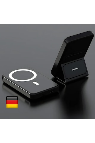Woyax By Deji 10000 Mah 20 W Standlı Hızlı Taşınabilir Magsafe Powerbank Siyah