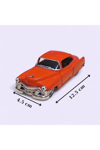 1953 Kırmızı Cadillac Serıes 62 Coupe Diecast Çek Bırak Model Araba Diğer