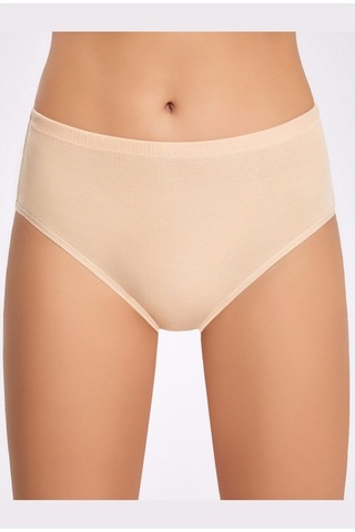 Ilke Kadın %100 Pamuk Ribana Biyeli Bato Külot - 12 Adet