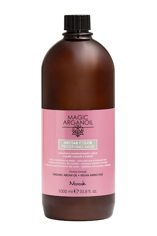 Nook Nectar Color Boyalı Saçlar İçin Onarıcı Argan Yağlı Renk Koruyucu Saç Maskesi 1000ml