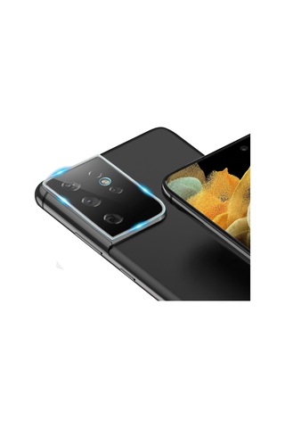 Samsung Uyumlu Galaxy S21 Ultra Kamera Lens Koruyucu 3D Cam