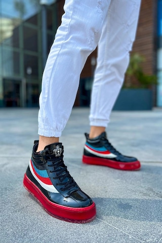 Ch973 - Majesty Kt Erkek Bot Sıyah Çok Renkli