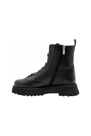 Poletto Hakiki Deri Sıyah Bot Düz 6574 17 Bfl S-889 Siyah