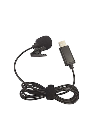 Yifomall Usb Klips Mikrofon - 2m Kablo, Pc/laptop İçin Tak&çalıştır, Konferans/canlı Yayın/kayıt