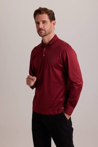 Ysf Erkek Bordo Polo Yaka Sweatshirt