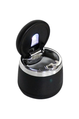 Carub Küllük Portatif Lüx Işıklı Seramik Siyah-silver Br2944644