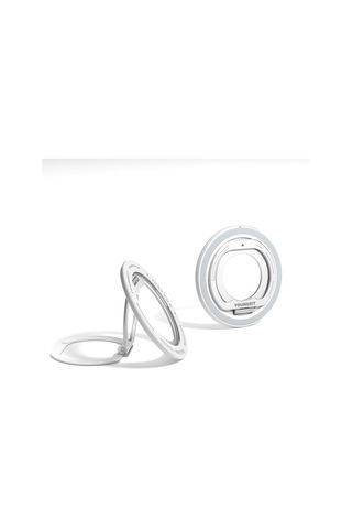 Youngkit Magnetik 360 Derece Dönebilen Dual Fold Rotating Serisi Parmak Ring Stand Gümüş