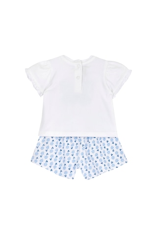 Chicco Kız Bebek Kısa Kollu Tişört Ve Şort Takım 09101859000000 000032 Beyaz