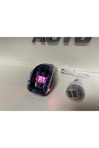 Honda Typer Manuel Kristal Vites Topuzu Rgb Işıklı Sıfır İthal Şeffaf