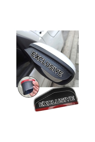 Honda Civic İle Uyumlu Carbon Exclusıve Ayna Yağmur Koruyucu Rüzgarlık