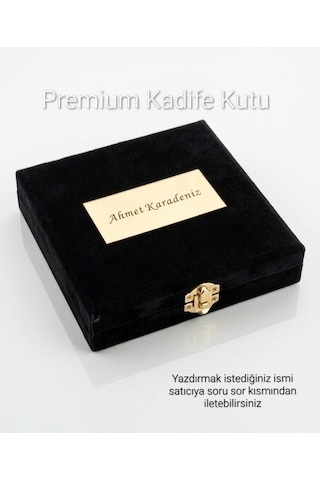 99 Lu Kuka Tesbih, İsim Yazılı Tesbih, Özel Kutulu Tesbih, Kişiye Özel, Hediye Tesbih Kahverengi