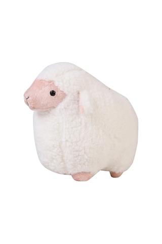 Kuzu Beyaz&Pembe Peluş 45 Cm