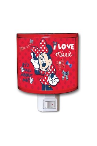 Ykc Minnie Mouse Gece Lambası-Lisanslı Çok Renkli