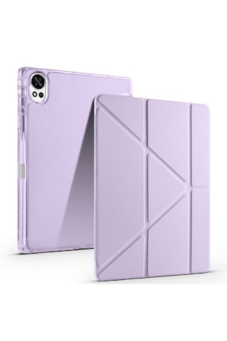 Huawei Matepad 12x Kılıf Tri Folding Kalem Bölmeli Standlı Kılıf