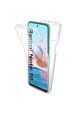 Microsonic Xiaomi Redmi Note 10S Kilif 6 Tarafi Tam Soft Seffaf 503828958