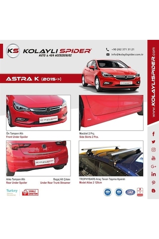 Drstuningistanbul Opel Astra K Ayna Kapağı Alt Çıtası 2 Prç Krom 2015 Ve Sonrası