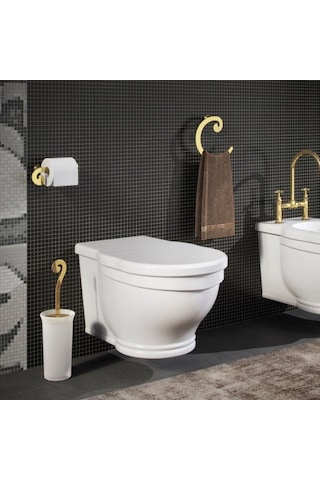 Gedy Tuvalet Kağıtlık Sissi Altın 332487