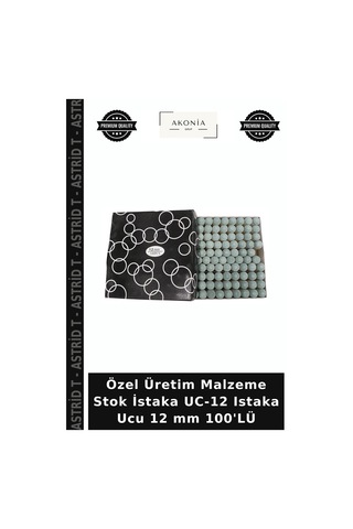 Özel Üretim Malzeme Stok İstaka Uc-12 Istaka Ucu 12 Mm 100'lü