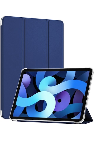 Microsonic Apple Uyumlu iPad Air 11 2025 Kılıf A3266-a3267 Slim Translucent Back Smart Cover Tablet Kılıfı